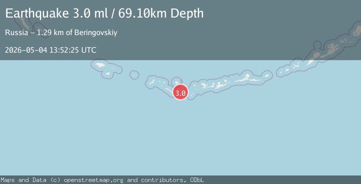 Map of RAT ISLANDS, ALEUTIAN ISLANDS