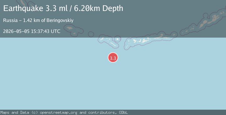 Map of RAT ISLANDS, ALEUTIAN ISLANDS