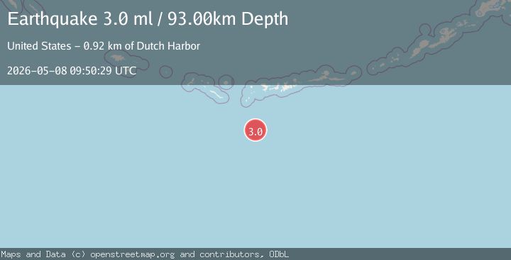 Map of ANDREANOF ISLANDS, ALEUTIAN IS.