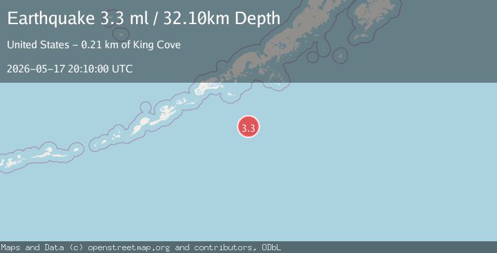 Map of SOUTH OF ALASKA