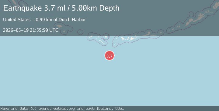 Map of ANDREANOF ISLANDS, ALEUTIAN IS.