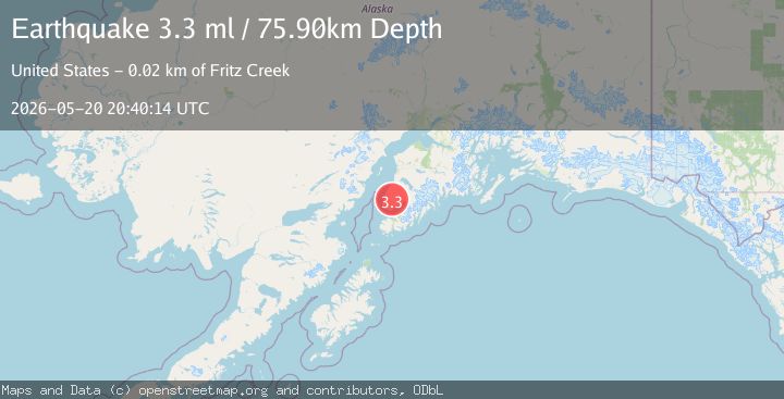 Map of KENAI PENINSULA, ALASKA