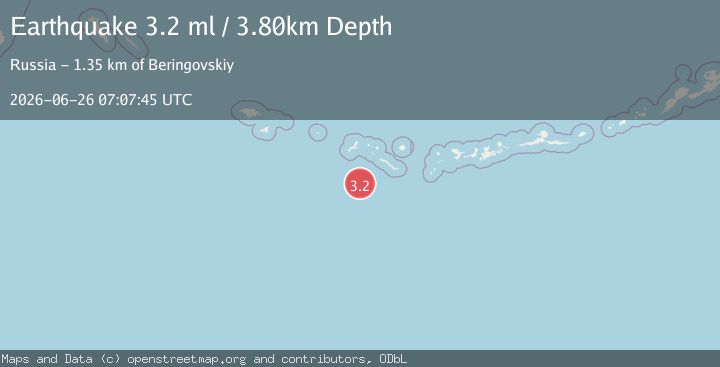 Map of RAT ISLANDS, ALEUTIAN ISLANDS
