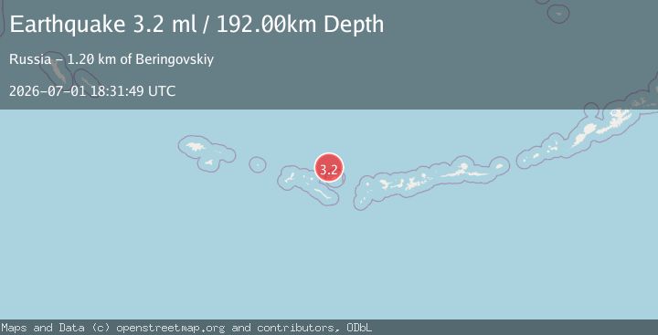 Map of RAT ISLANDS, ALEUTIAN ISLANDS