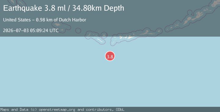Map of ANDREANOF ISLANDS, ALEUTIAN IS.