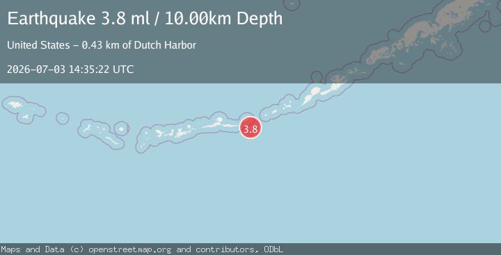 Map of ANDREANOF ISLANDS, ALEUTIAN IS.