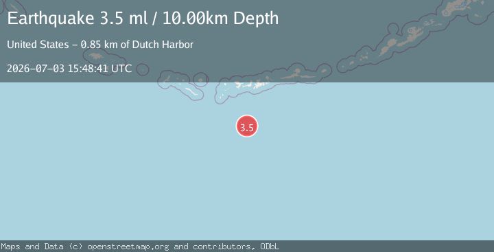 Map of ANDREANOF ISLANDS, ALEUTIAN IS.