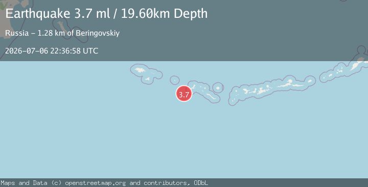 Map of RAT ISLANDS, ALEUTIAN ISLANDS