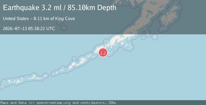 Map of UNIMAK ISLAND REGION, ALASKA