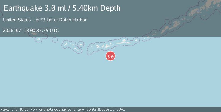 Map of ANDREANOF ISLANDS, ALEUTIAN IS.
