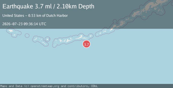 Map of ANDREANOF ISLANDS, ALEUTIAN IS.