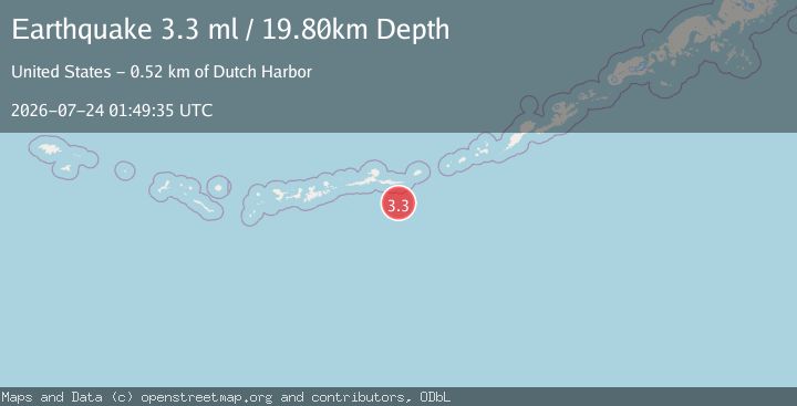 Map of ANDREANOF ISLANDS, ALEUTIAN IS.