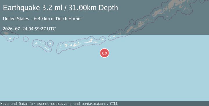 Map of ANDREANOF ISLANDS, ALEUTIAN IS.
