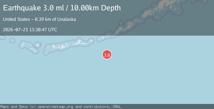 Map of FOX ISLANDS, ALEUTIAN ISLANDS