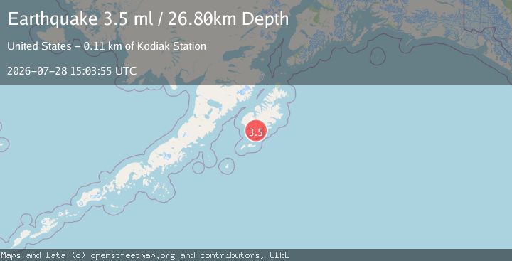 Map of KODIAK ISLAND REGION, ALASKA