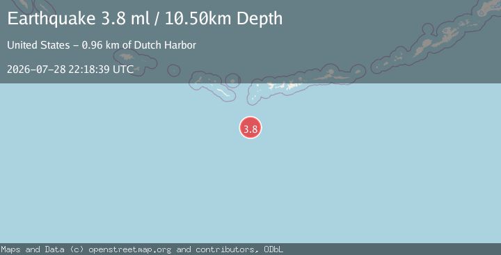 Map of ANDREANOF ISLANDS, ALEUTIAN IS.