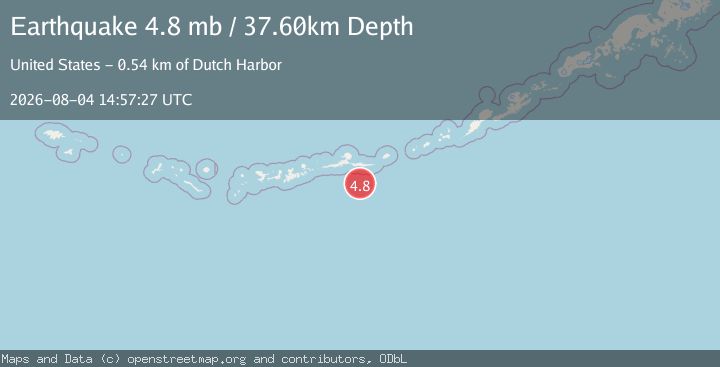 Map of ANDREANOF ISLANDS, ALEUTIAN IS.