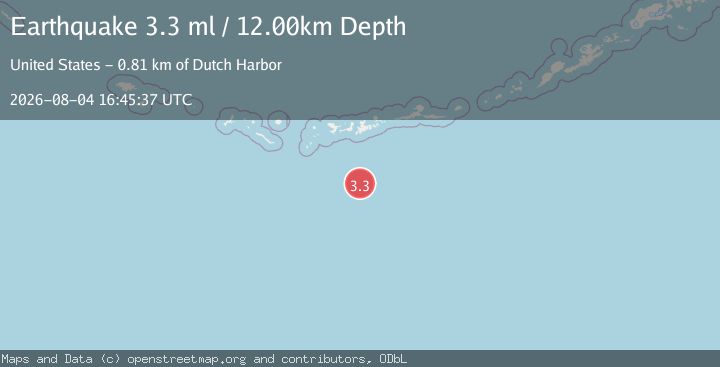 Map of ANDREANOF ISLANDS, ALEUTIAN IS.
