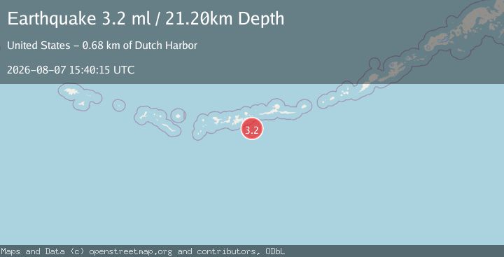 Map of ANDREANOF ISLANDS, ALEUTIAN IS.