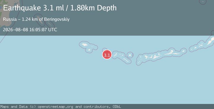 Map of RAT ISLANDS, ALEUTIAN ISLANDS