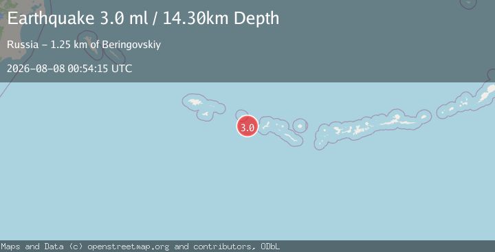 Map of RAT ISLANDS, ALEUTIAN ISLANDS