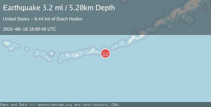 Map of ANDREANOF ISLANDS, ALEUTIAN IS.