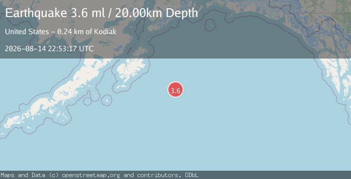 Map of GULF OF ALASKA