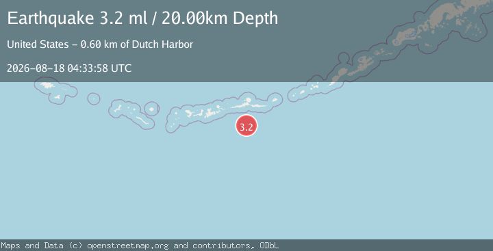 Map of ANDREANOF ISLANDS, ALEUTIAN IS.