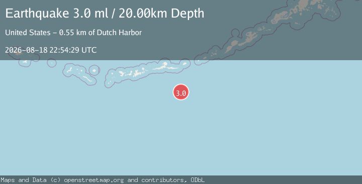 Map of ANDREANOF ISLANDS, ALEUTIAN IS.