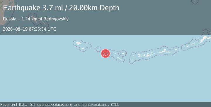 Map of RAT ISLANDS, ALEUTIAN ISLANDS