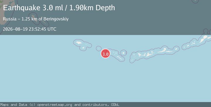 Map of RAT ISLANDS, ALEUTIAN ISLANDS