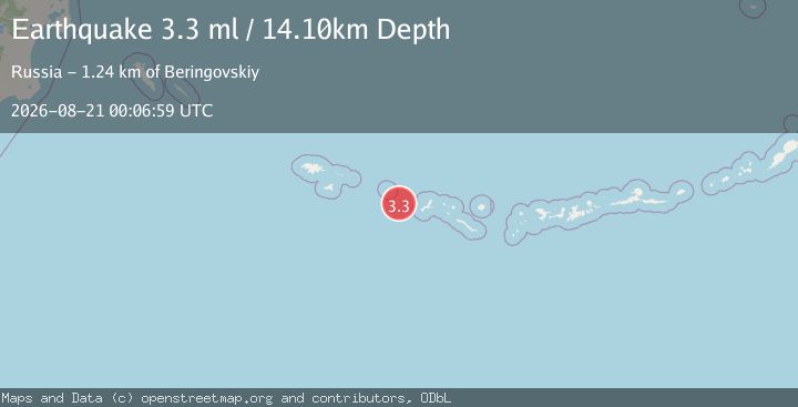 Map of RAT ISLANDS, ALEUTIAN ISLANDS