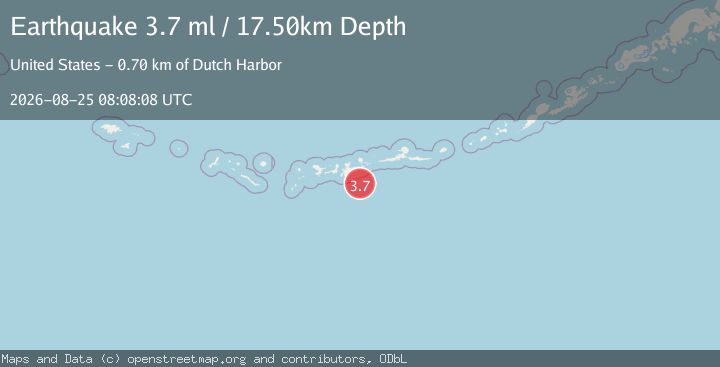 Map of ANDREANOF ISLANDS, ALEUTIAN IS.