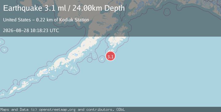 Map of KODIAK ISLAND REGION, ALASKA