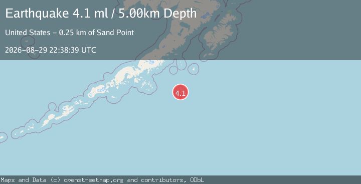 Map of SOUTH OF ALASKA