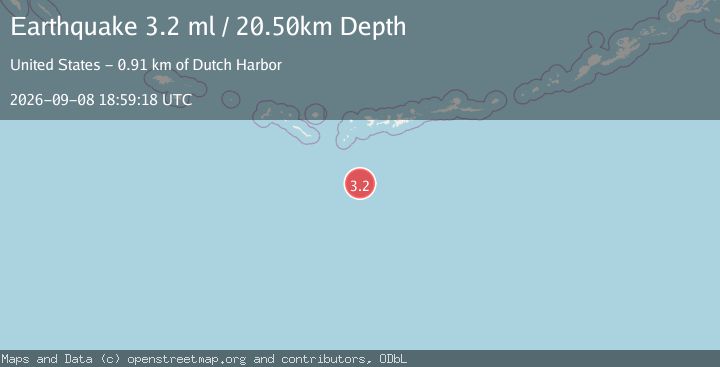Map of ANDREANOF ISLANDS, ALEUTIAN IS.