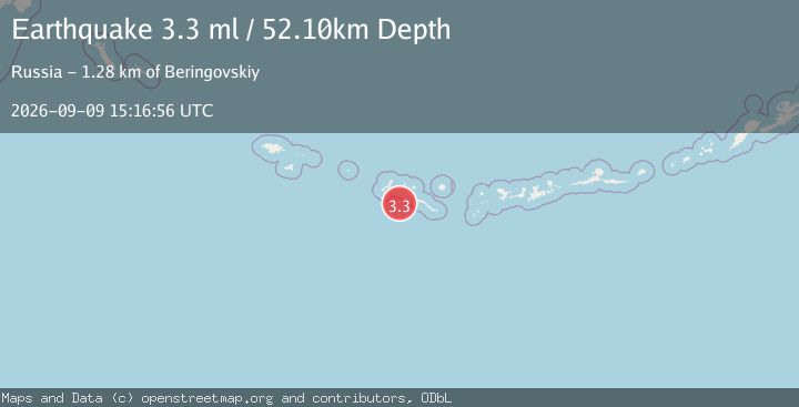 Map of RAT ISLANDS, ALEUTIAN ISLANDS