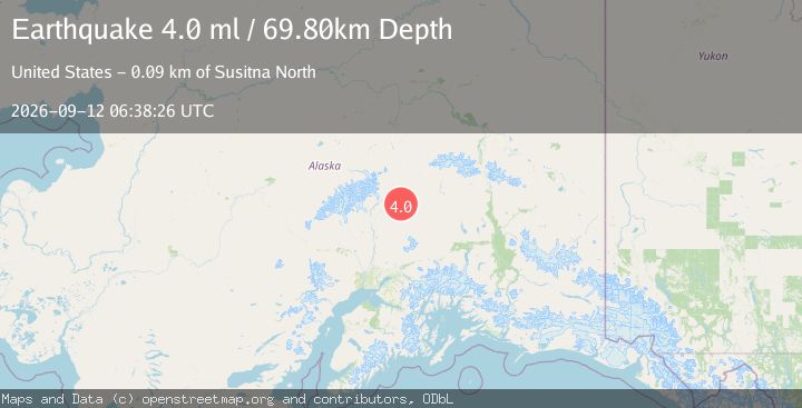 Map of CENTRAL ALASKA