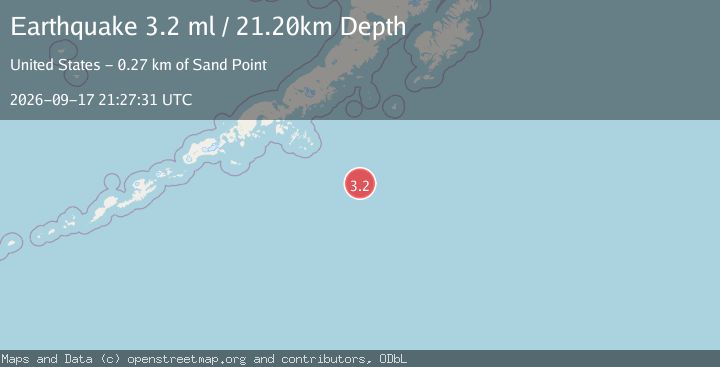 Map of SOUTH OF ALASKA
