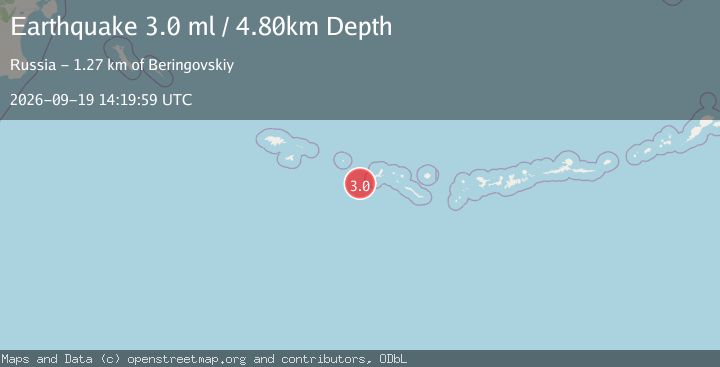 Map of RAT ISLANDS, ALEUTIAN ISLANDS