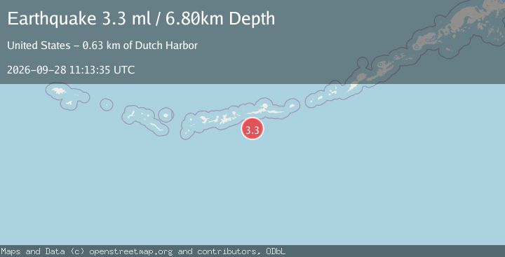 Map of ANDREANOF ISLANDS, ALEUTIAN IS.