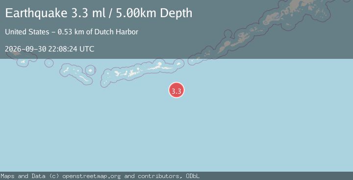 Map of ANDREANOF ISLANDS, ALEUTIAN IS.