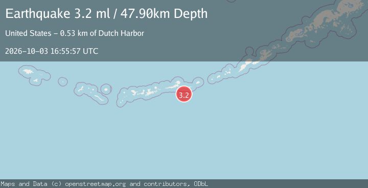 Map of ANDREANOF ISLANDS, ALEUTIAN IS.