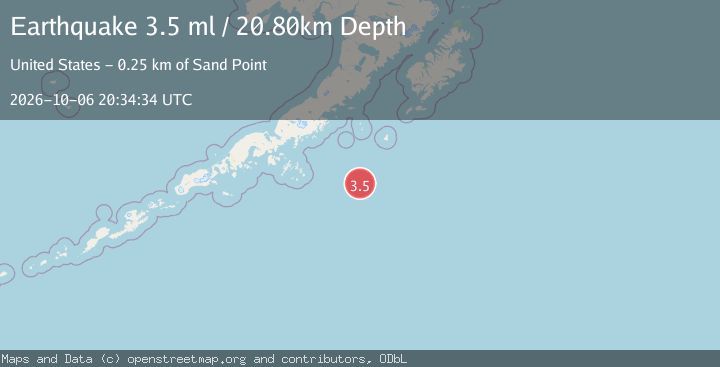 Map of SOUTH OF ALASKA