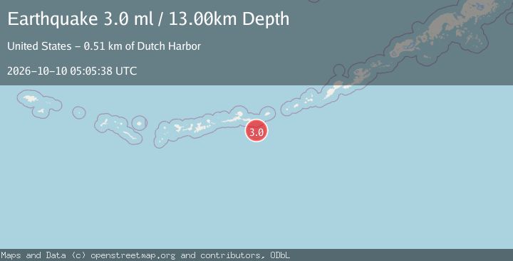 Map of ANDREANOF ISLANDS, ALEUTIAN IS.