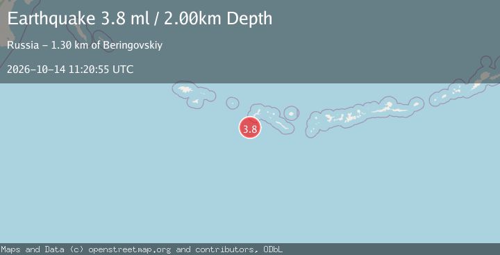 Map of RAT ISLANDS, ALEUTIAN ISLANDS