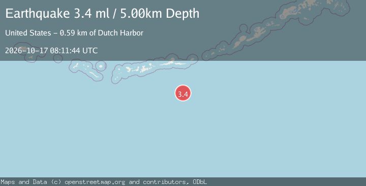 Map of ANDREANOF ISLANDS, ALEUTIAN IS.