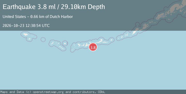 Map of ANDREANOF ISLANDS, ALEUTIAN IS.
