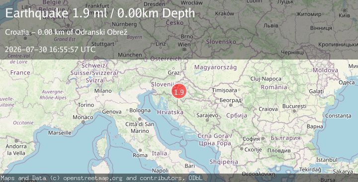 Map of CROATIA
