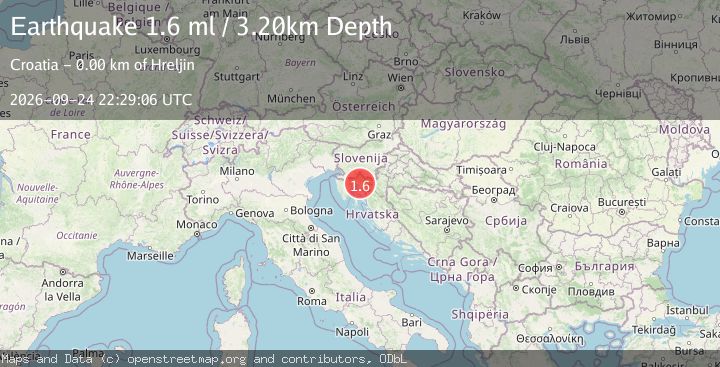Map of CROATIA